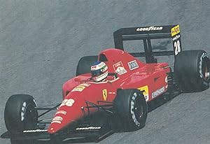 Ivan Capelli Ferrari Formula 1 F1 Grand Prix Rare Postcard