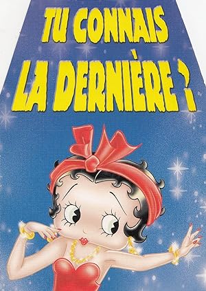 Betty Boo Tu Connais La Derniere French Postcard