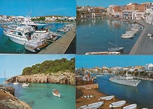 Menorca Fishing Boat 4x Spanish Postcard s