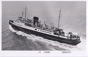 SS Londres Real Photo Old Postcard