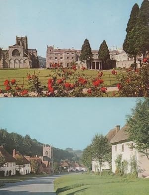 Milton Abbey Dorset 2x Stunning 1970s Postcard s