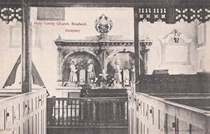 Bradwell Holy Trinity Church Essex Interior Postcard