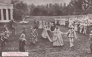 Colchester Pageant Queen Elizabeth Train Antique Postcard