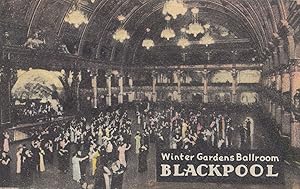 Winter Gardens Ballroom Blackpool Antique Character Old Postcard