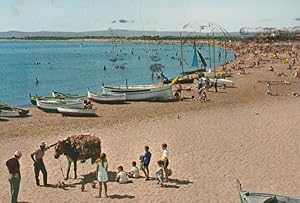 Estartit Fishing Boat Beach Yacht Beach Spanish Postcard
