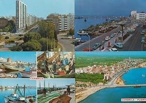 Tarragona Cambrils Motorway Fishing Boat Boats 4x Mint Spain Spanish Postcard