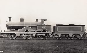 LNWR Teutonic FW Webb 1301 Class 2-2-2-0 Train Antique Real Photo Postcard