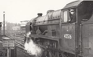 45516 Train At Manchester Exchange in 1959 Vintage Railway Photo