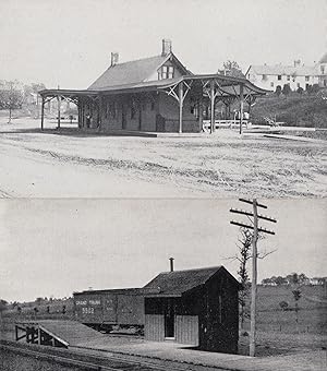 Immagine del venditore per Lackawanna Rail Road Station Railway New Jersey in 1900 2x Postcard s venduto da Postcard Finder