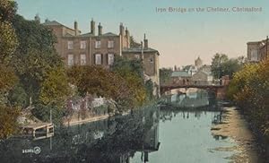 Iron Bridge Chelmer Village Chelmsford Vintage Essex Waterside Postcard