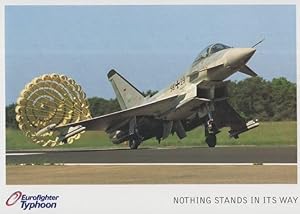 Eurofighter Tycoon DA1 Nothing Stands In Its Way Military Plane Rare Postcard