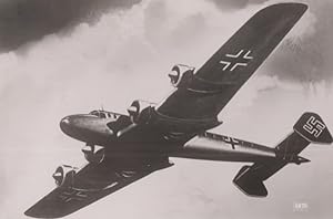 Blohm & Voss BV 141 Aircraft German WW2 War Plane Plain Back Postcard Old Photo
