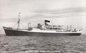Seller image for Ellerman Lines Durban Ship Boat Real Photo Postcard for sale by Postcard Finder