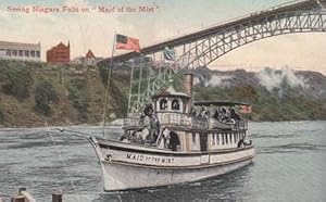 Maid Of The Mist Niagara Falls Antique 1909 Postcard