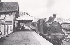 Bodmin North Victorian 1889 Train at Padstow Station Cornwall Postcard