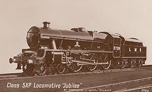 LMS Jubilee Class 4-6-0 5XP No 45739 Ulster Train Jubilee RPC Postcard