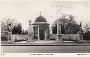Bedford Kempston War Memorial Real Photo Postcard