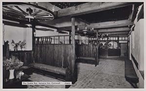 The Stable Bar Pub Jamaica Inn Cornwall Vintage Real Photo Postcard
