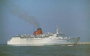 Scirocco Comanov Tunis Ship Genoa Service at Harwich Ramsey Essex Rare Postcard