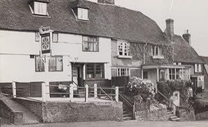 Eight Bells Hotel Goudhurst Kent + Tea Rooms Cafe 1950s Real Photo Postcard