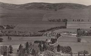 Kirkmichael Village From South Antique Arial Real Photo Postcard