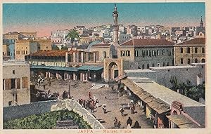 Jaffa Market Place Egypt Old Postcard
