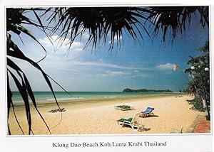 Klong Dao Beach Koh Lanta Krabi Thailand Postcard