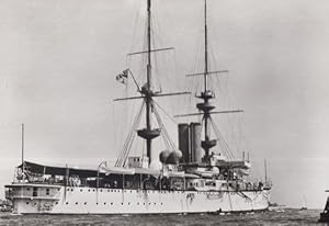 HMS Renown Ship Southsea King George V On Board Photo Maritime Museum Postcard
