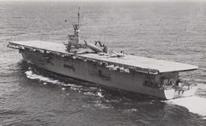 USS Cape Esperance Military Carrier Ship Vintage Plain Back Postcard Photo