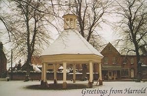 Harrold Bedfordshire Walls Ice Cream The Butter Market at Christmas Postcard