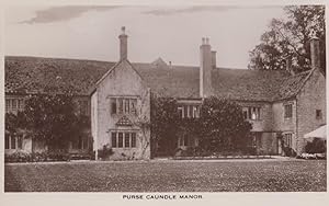Purse Caundle Manor Haunted Dorset Manor House Ghost Dogs Antique RPC Postcard
