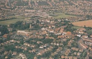 Keyworth Nottingham Spectacular 1980s Aerial View Birds Eye Postcard