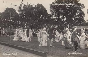 Minuet Dagger Old Morris Dance Scene Gardens Flag 1909 Bath Pageant RPC Postcard
