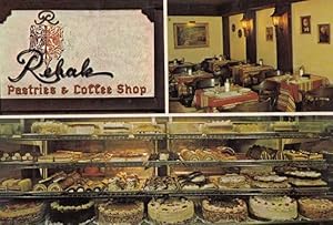Rehak Pastry Bakers Coffee Shop Hamilton Ontario Canadian Postcard