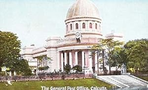 Calcutta Post Office India Vintage Indian Postcard