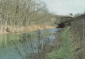 Kennet & Avon Canal Savernake Bruce Tunnel Boat Postcard
