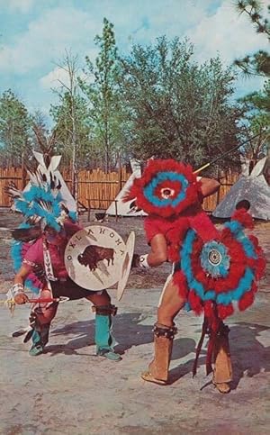 Imagen del vendedor de Western India Indian Tribe Tribal War Dance at Silver Springs Florida Postcard a la venta por Postcard Finder