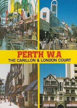 Perth WA London Court Carillion Australian Postcard