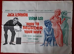 Immagine del venditore per How to Murder Your Wife | Authentic Original British Vintage Movie Sheet Film Cinema Poster venduto da Little Stour Books PBFA Member