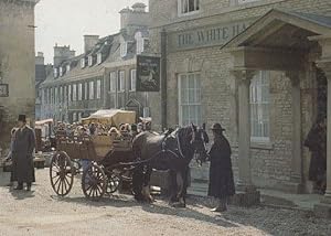 Filming at White Hart Pub Middlemarch BBC TV Show Stamford Lincolnshire Postcard