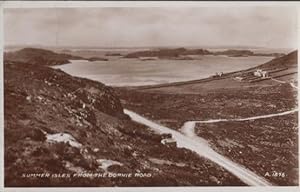 Summer Isles Aerial Dornie Road Scottish Highland Photo Highlands WW2 Postcard