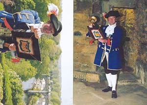 Seller image for Knaresborough Town Crier Simon Shaw 2x Yorkshire Regalia Costume Rare Postcard s for sale by Postcard Finder