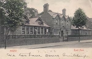 London East Ham Hospital Antique Postcard