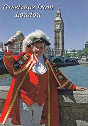 Seller image for Peter Moore Westminster London Town Crier Ringing Bells Postcard for sale by Postcard Finder