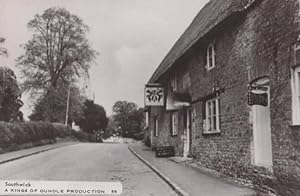 Southwick Northwick Pub Bed & Breakfast Sign Vintage Real Photo Postcard