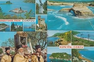 Kepkypa Corfu 4x Postcard s