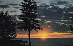 Simcoe Country Ontario at Sunset Canadian Postcard