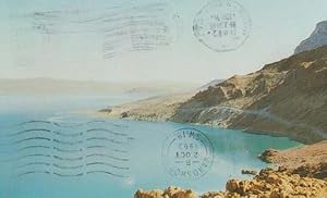 Dead Sea Near Sdom Israel Israeli Postcard