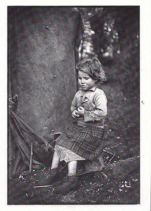 Child Camping Forest 1940s Living In Poverty Dorset Wiltshire RPC Photo Postcard