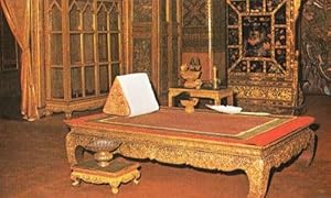 Thailand Cakrapatipiman Hall Monarch Ruler Sitting Room Vintage Photo Postcard